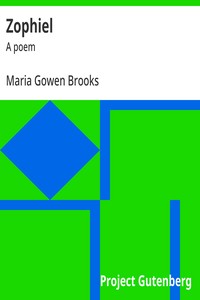 Cover of Zophiel : $b A poem