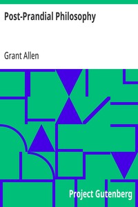 Cover of Post-Prandial Philosophy