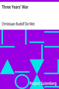 Cover of Three Years' War
