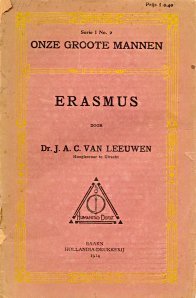 Cover of Erasmus Onze Groote Mannen
