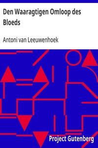 Cover of Den Waaragtigen Omloop des Bloeds