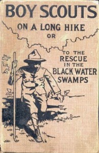Cover of Boy Scouts on a Long Hike; Or, To the Rescue in the Black Water Swamps