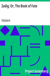 Cover of Zadig; Or, The Book of Fate