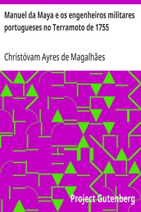 Cover of Manuel da Maya e os engenheiros militares portugueses no Terramoto de 1755