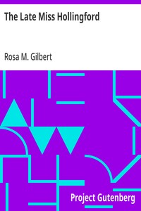 Cover of The Late Miss Hollingford
