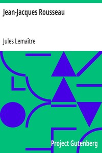 Cover of Jean-Jacques Rousseau