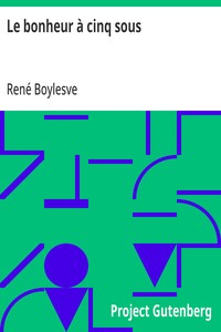 Cover of Le bonheur à cinq sous