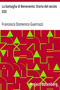 Cover of La battaglia di Benevento: Storia del secolo XIII