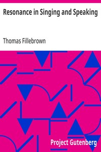 Cover of Resonance in Singing and Speaking