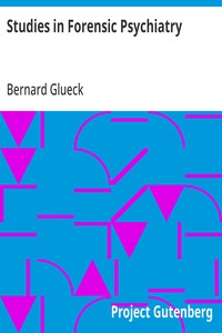 Cover of Studies in Forensic Psychiatry