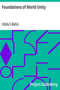 Cover of Foundations of World Unity