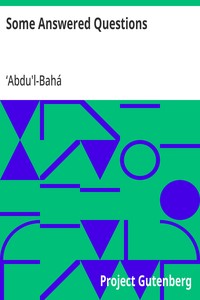 Cover of Some Answered Questions