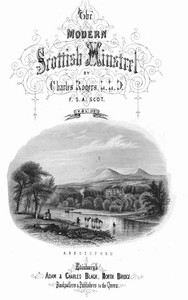 Cover of The Modern Scottish Minstrel, Volume 3. The Songs of Scotland of the Past Half Century