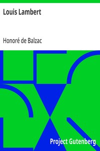 Cover of Louis Lambert