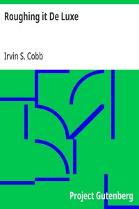 Cover of Roughing it De Luxe