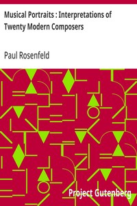 Cover of Musical Portraits : Interpretations of Twenty Modern Composers