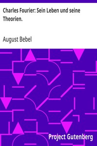 Cover of Charles Fourier: Sein Leben und seine Theorien.