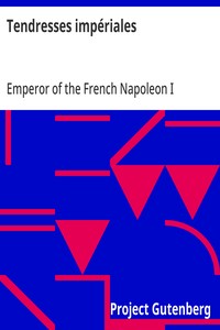 Cover of Tendresses impériales