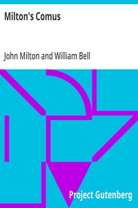 Cover of Milton's Comus
