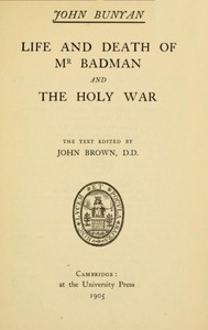Cover of Life and Death of Mr. Badman