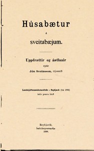 Cover of Húsabætur á sveitabæjum: Uppdrættir og áætlanir