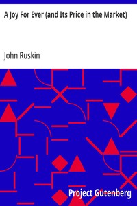 Cover of A Joy For Ever (and Its Price in the Market)