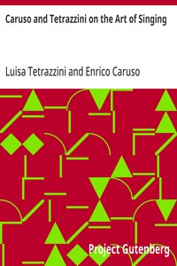 Cover of Caruso and Tetrazzini on the Art of Singing