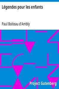 Cover of Légendes pour les enfants