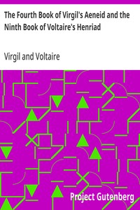 Cover of The Fourth Book of Virgil's Aeneid and the Ninth Book of Voltaire's Henriad