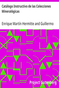 Cover of Catálogo Instructivo de las Colecciones Mineralógicas