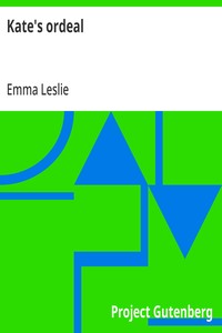 Cover of Kate's ordeal
