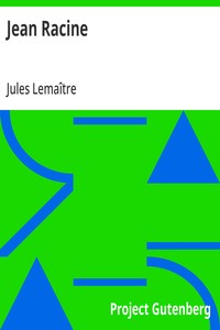 Cover of Jean Racine