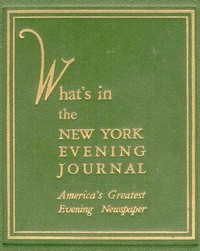 Cover of What's in the New York Evening Journal America's Greatest Evening Newspaper