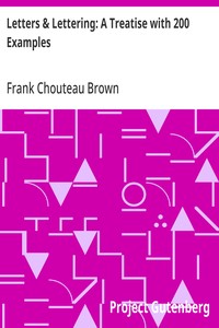 Cover of Letters & Lettering: A Treatise with 200 Examples