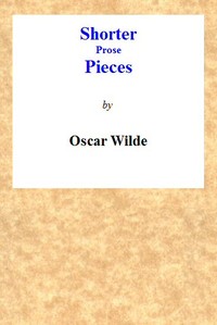 Cover of Shorter Prose Pieces