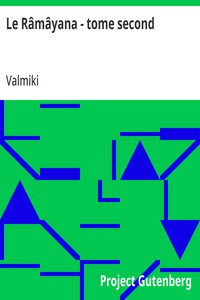 Cover of Le Râmâyana - tome second Poème sanscrit de Valmiky