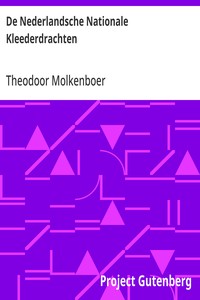 Cover of De Nederlandsche Nationale Kleederdrachten