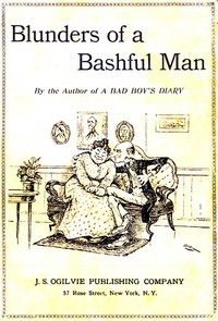 Cover of The Blunders of a Bashful Man
