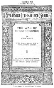 Cover of The War of Independence