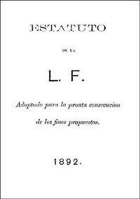 Cover of Estatuto de la L. F. (Liga Filipina)