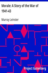 Cover of Morale: A Story of the War of 1941-43