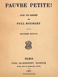 Cover of Pauvre petite!