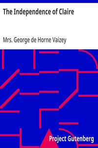 Cover of The Independence of Claire