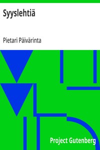 Cover of Syyslehtiä