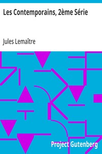 Cover of Les Contemporains, 2ème Série Etudes et Portraits Littéraires