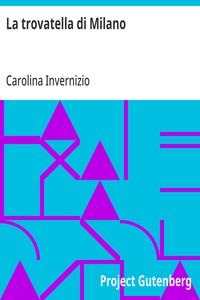 Cover of La trovatella di Milano