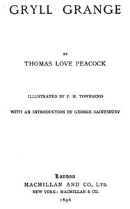 Cover of Gryll Grange