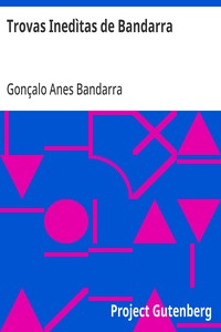 Cover of Trovas Inedìtas de Bandarra