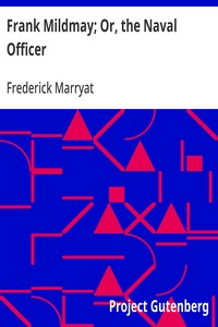Cover of Frank Mildmay; Or, the Naval Officer