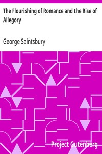 Cover of The Flourishing of Romance and the Rise of Allegory (Periods of European Literature, vol. II)
